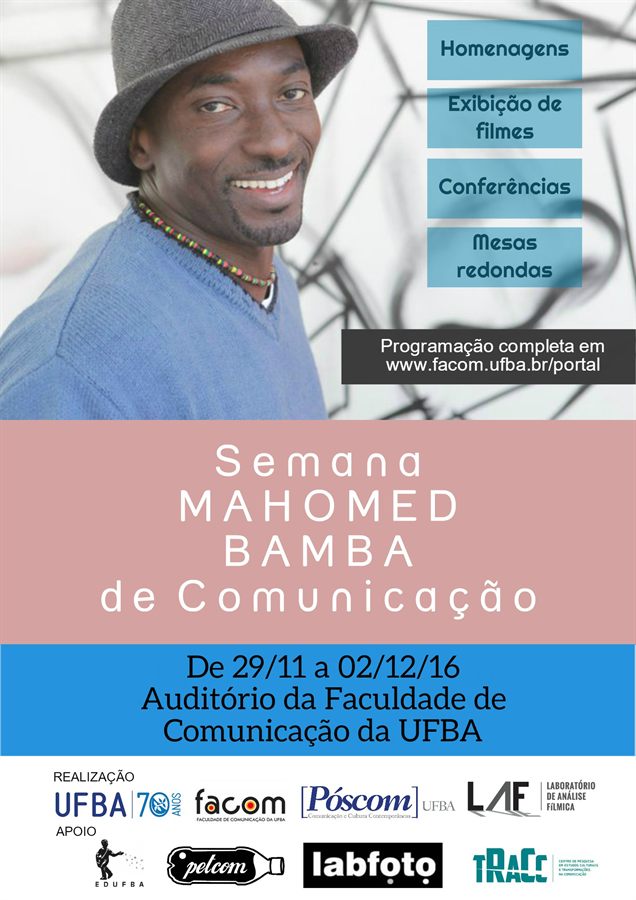 Cartaz da Semana Mahomed Bamba de Comunicação