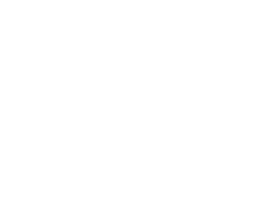 Logotipo da Mostra Itinerante de Cinemas Negros Mahomed Bamba